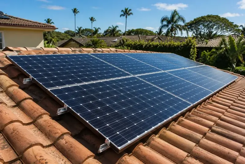 Installation de panneaux solaires à Espiet